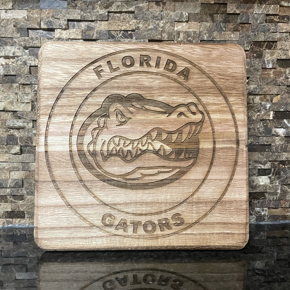 Florida Gators Wooden Stand with Legs